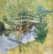 John Henry Twachtman The White Bridge oil painting artist